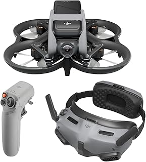 DJI Avata Explorer Combo, FPV Drone with Camera 4K, Super-Wide 155 FOV, Includes New RC Motion 2 and Goggles Integra Black, FAA Remote ID Compliant