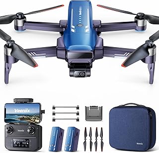 V11PRO Drone with 8K Camera for Adults, 3-Axis Gimbal Drone with 4K/30fps Video, 1/2 CMOS Sensor, 80min Flight Time with 2 Batteries, 6KM Video Transmission Quadcopter, Professional Drone