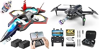 BEZGAR Brushless RC Plane with Camera and BD901 Drones with Camera for Adults 4K Long Range