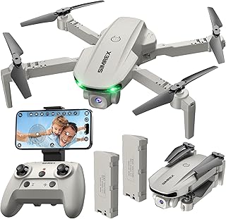 Drone With Camera 1080P for Kids And Adults, RC Quadcopter Drone with Altitude Hold, Mini Drone With One Key Start, Waypoint Fly, Headless Mode, 3D Flip, 3 Speeds, Remote Control Drone for Beginners